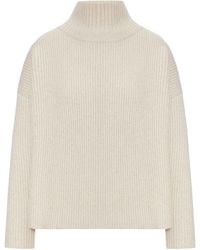 Max Mara - Ribbed Wool Turtleneck Sweater - Lyst