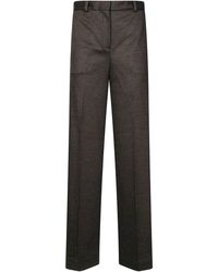 Circolo 1901 - Straight Wool Trousers - Lyst