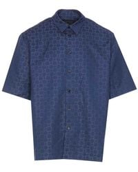 Givenchy - Monogram 72 Denim Glossy Shirt - Lyst