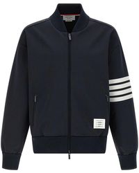 Thom Browne - Tech Viscose Bomber Jacket - Lyst