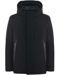Rrd - Hooded Stretch Puffer Jacket - Lyst