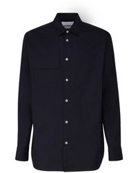 Jil Sander - Long-sleeved Straight-cut Cotton Shirt - Lyst
