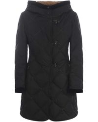 Fay - Quilted Coat Made Of Technical Fabric - Lyst