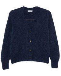 Base London - Wool V-Necked Cardigan - Lyst
