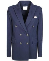 Circolo 1901 - Cotton Double-Breasted Jacket - Lyst