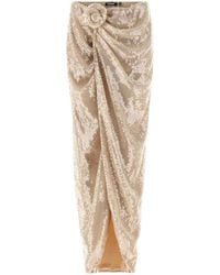 ROTATE BIRGER CHRISTENSEN - Sequins Knot Skirt - Lyst