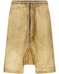 Rick Owens - 'Drawstring Pods' Bermuda Shorts - Lyst
