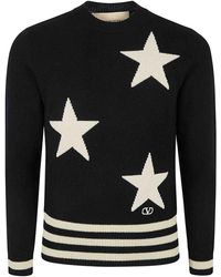 Valentino Garavani - Crew-Neck Sweater, Regular, Fin. 7 - Lyst