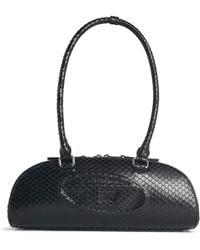 DIESEL - 1Dr Dome-Bowling Leather Bag - Lyst