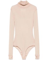 Maison Margiela - Four Stitch-Logo Bodysuit - Lyst
