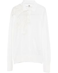 Ermanno Scervino - Long Sleeve Polo-Neck Sweater - Lyst