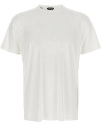 Tom Ford - Logo Embroidery T-Shirt - Lyst