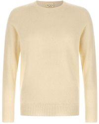 Ma'ry'ya - Crew-Neck Sweater With Slits - Lyst