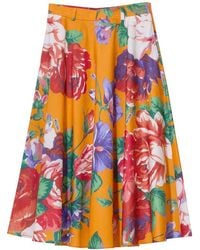 Moschino - Roses Gonna - Lyst