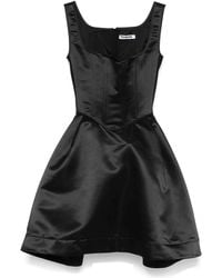 Vivetta - Duchess Satin Mini Bustier Dress - Lyst