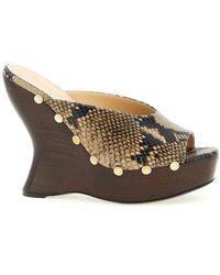 Magda Butrym - Python Print Mules - Lyst