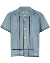 Bode - 'Ribbon Plaid' Shirt - Lyst