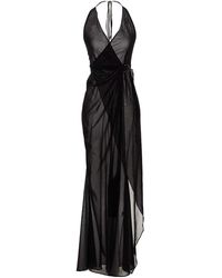 Louisa Ballou - King Tide Silk Wrap Dress - Lyst