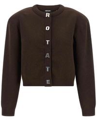 ROTATE BIRGER CHRISTENSEN - Rotate Birger Christensen 'Firm Knit' Cardigan - Lyst