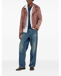 DIESEL - Relaxed Cotton T-Shirt With Oval-D Applique - Lyst