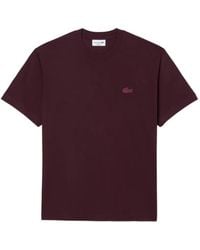 Lacoste - Metallic Crocodile Jersey T-Shirt - Lyst