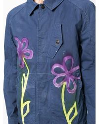 Stain Shade - Graphic-Print Button-Up Jacket - Lyst