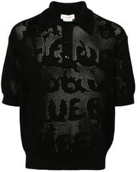 McQueen - Short Sleeve Polo - Lyst