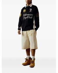 BBCICECREAM - Logo-Embroidered Panelled Polo Shirt - Lyst
