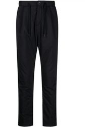 Herno - Elasticated-waist Tapered Trousers - Lyst
