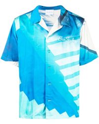 BLUE SKY INN - Abstract-Print Short-Sleeved Shirt - Lyst