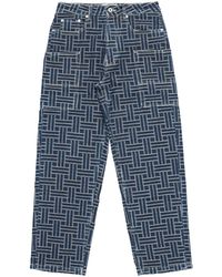 KENZO - Weave Cargo Jeans - Lyst