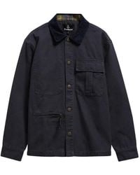 Barbour - Surchemise Ursula À Col En Velours Côtelé - Lyst