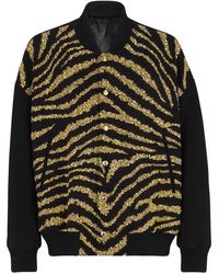 Balmain - Metallic Zebra-Print Jacket - Lyst