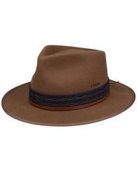 Stetson - Wool Felt Fedora Hat - Lyst