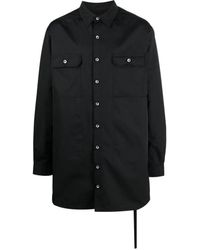 Rick Owens - Cotton Shirt Jacket - Lyst