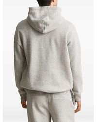 GANT - Logo-Patch Drawstring Hoodie - Lyst