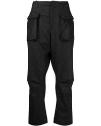 The Power for the People - Flap-pocket Straight-leg Trousers - Lyst