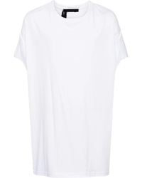Marina Yee - Draped-Detail Cotton T-Shirt - Lyst