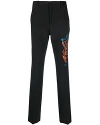 Off-White c/o Virgil Abloh - Slim Pants With Graffiti Patch - Lyst