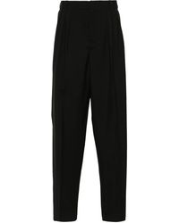 KENZO - Wool Pleated Tailored Trousers - Lyst