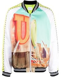 BLUE SKY INN - Graphic-print Bomber Jacket - Lyst