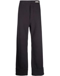 Mens Clothing Trousers Slacks and Chinos Casual trousers and trousers Blue Maison Margiela Wool Pants in Dark Blue for Men 