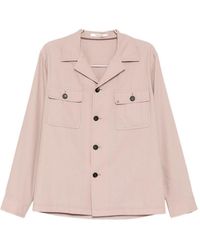 Tagliatore - Camp-Collar Shirt - Lyst
