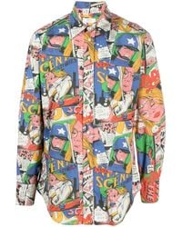 ERL - Comic Book Printed Shirt - Lyst