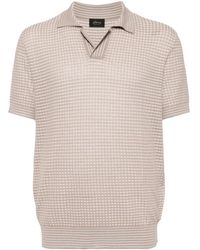 Brioni - Knitted Polo Shirt - Lyst