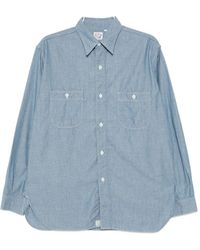 Orslow - Chemise Rayée À Poches Poitrine - Lyst