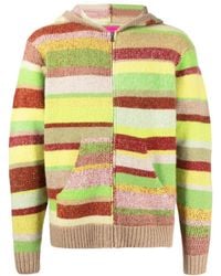 The Elder Statesman - Multi-stripe Zip-up Hoodie - Lyst