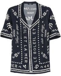 Balmain - Shirt With Club Print - Lyst