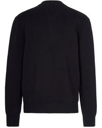 Lacoste - Zip Logo-Detail Cardigan - Lyst