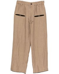 Ziggy Chen - Drawstring-Waist Trousers - Lyst